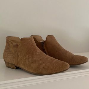 Paul Green Tan Leather Booties | Size 7.5